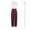 Viscose-blend Palazzo Trousers with a ‘Piaga Rinascimento’ design