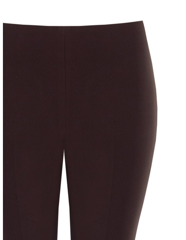 Pantalon cigarette en tissu technique avec boutons aux chevilles – Rinascimento