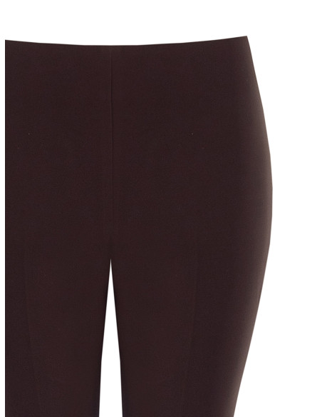 Rinascimento Technical Fabric Cigarette Trousers with Buttons at the Ankles