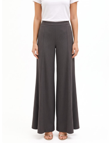Pantaloni Palazzo Extra Large In Poliviscosa Rinascimento