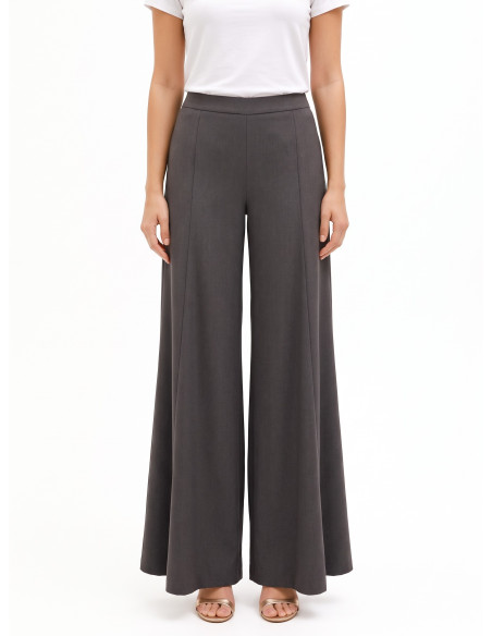 Pantaloni Palazzo Extra Large In Poliviscosa Rinascimento
