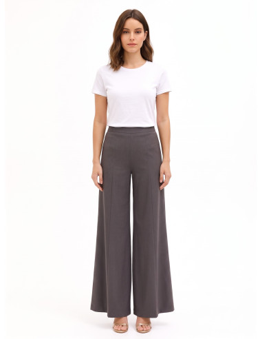 Pantalon Palazzo extra large en polyviscose « Rinascimento »