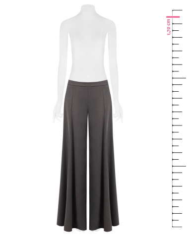 Extra-Large Palazzo Trousers in Polyviscose by Rinascimento