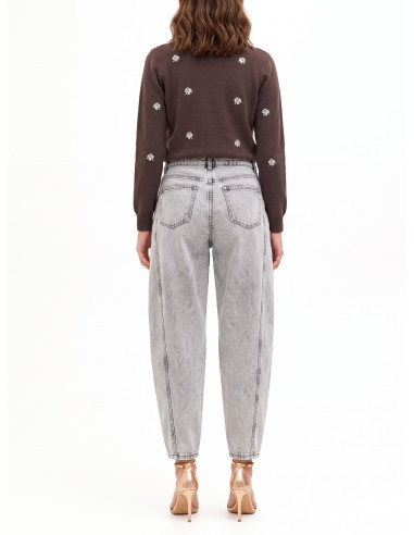 Rinascimento Faded Balloon Jeans