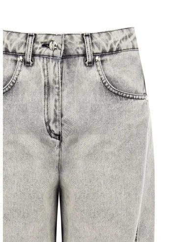 Jeans Balloon Délavé Rinascimento