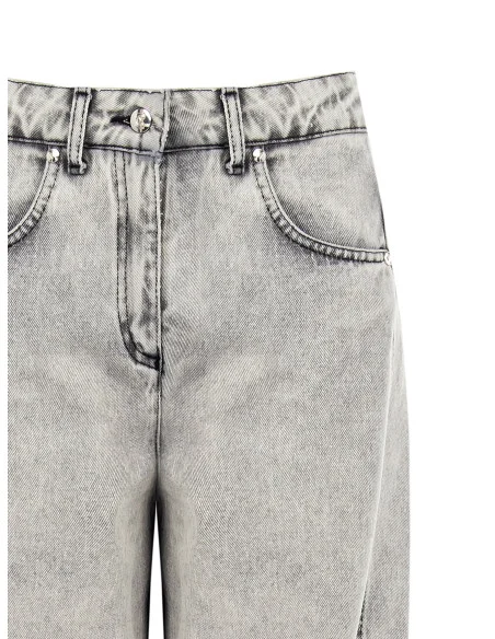 Jeans Balloon Délavé Rinascimento