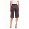 Bermuda Tartan Con Doppia Pince Rinascimento