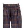 Bermuda tartan à double pince « Rinascimento »