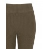 Pantalon évasé en velours à fines côtes avec fermeture éclair latérale « Rinascimento »