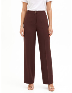 Pantaloni Palazzo In Tessuto Fluido Rinascimento