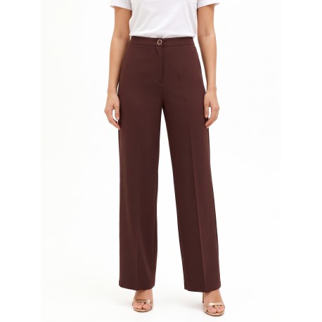 Pantaloni Palazzo In Tessuto Fluido Rinascimento