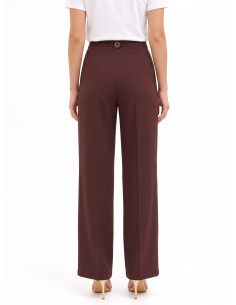 Pantalon palazzo en tissu fluide « Rinascimento » 2