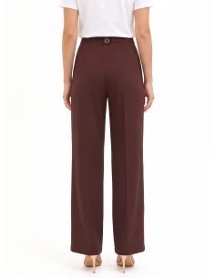 Pantalon palazzo en tissu fluide « Rinascimento » 2