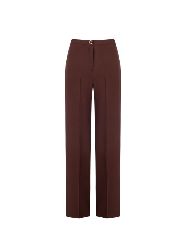 Pantaloni Palazzo In Tessuto Fluido Rinascimento