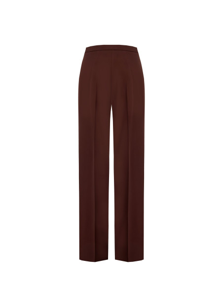 Pantalon palazzo en tissu fluide « Rinascimento »