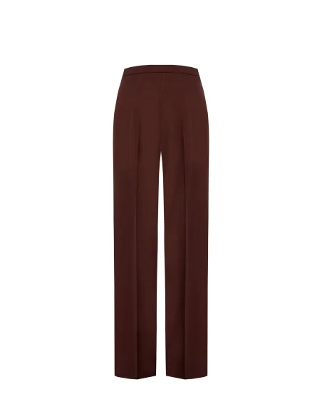 Pantaloni Palazzo In Tessuto Fluido Rinascimento