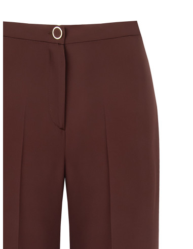 Pantaloni Palazzo In Tessuto Fluido Rinascimento