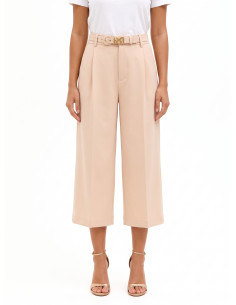 Berbura Lakes with a matching rigid waistband and a pleat at the side – Rinascimento