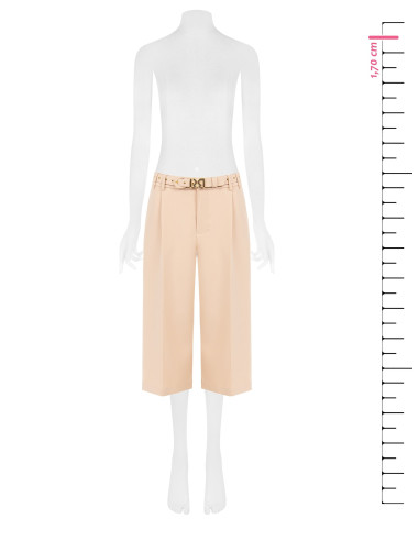 Berbura Lakes with a matching rigid waistband and a pleat at the side – Rinascimento