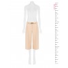 Berbura Lakes with a matching rigid waistband and a pleat at the side – Rinascimento