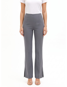Rinascimento Polyviscose Flared Trousers Without Pockets