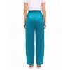 Satin Palazzo Trousers with Pleated Pockets – Rinascimento