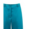 Pantalon palazzo en satin avec poches à plis « Rinascimento »