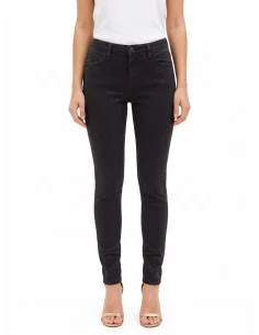 Rinascimento Stretch Skinny Jeans Covered in Sequins on the Front