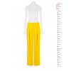 Cadi-fabric Palazzo Trousers with Pleats and an Elasticated Waist at the Back – Rinascimento