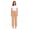 Rinascimento Velvet-Effect Viscose-Blend Palazzo Trousers with Side Zip