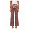 Pantaloni Palazzo Stile Patchwork Con Foulard In Vita Logato Rinascimento