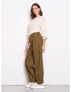 Rinascimento Balloon Jeans with Cargo Details 2