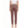 Pantaloni Dritti Stile Patchwork In Misto Viscosa Con Foulard Logato In Vita Rinascimento