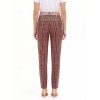 Pantaloni Dritti Stile Patchwork In Misto Viscosa Con Foulard Logato In Vita Rinascimento
