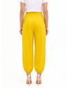 Pantalon ballon à plis croisés sur le devant « Rinascimento »
