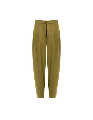 Pantalon ballon en mélange de viscose avec doubles pinces « Rinascimento »