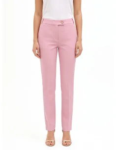 Straight-leg trousers in technical fabric with Rinascimento pockets
