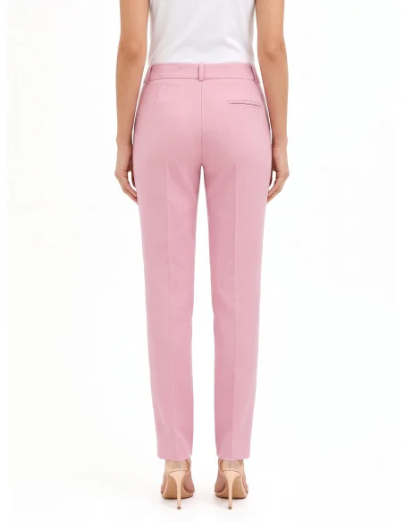 Pantalon droit en tissu technique avec poches « Rinascimento »