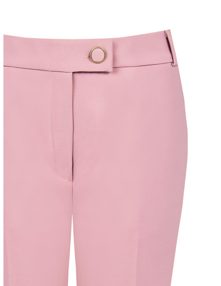 Straight-leg trousers in technical fabric with Rinascimento pockets