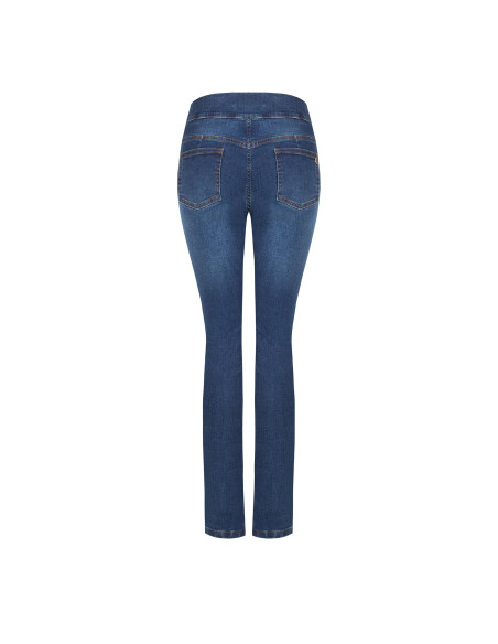 Jean skinny élastiqué avec de petites fentes aux chevilles « Rinascimento »