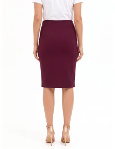 Rinascimento Technical Fabric Sheath Skirt with Side Zip 2