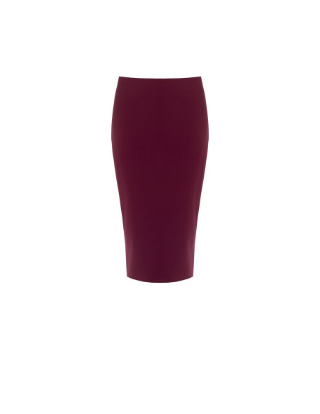 Rinascimento Technical Fabric Sheath Skirt with Side Zip