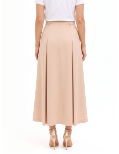 Jupe longue plissée avec ceinture rigide assortie « Rinascimento » 2