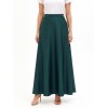 Rinascimento Maxi Satin Skirt with Pockets