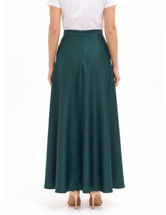 Gonna Maxi In Raso Con Tasche Rinascimento 2