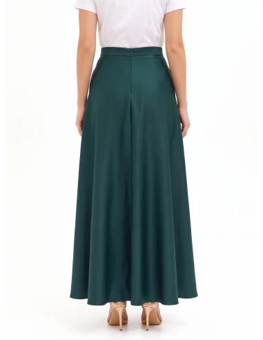 Gonna Maxi In Raso Con Tasche Rinascimento
