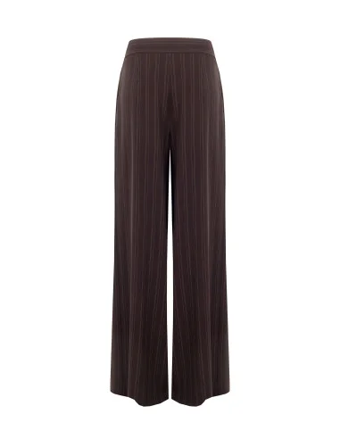 Pantaloni Palazzo In Tessuto Cadi A Righe Multiple Rinascimento