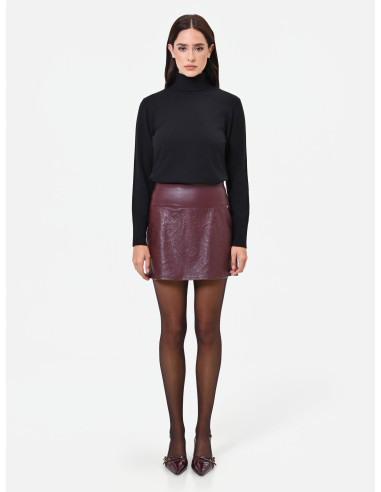Turtleneck Jumper with Embroidered ‘Rr’ Logo – Rinascimento - Vesti...