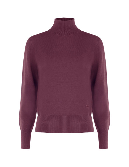 Maglione Dolcevita Con Logo Rr Ricamato Rinascimento