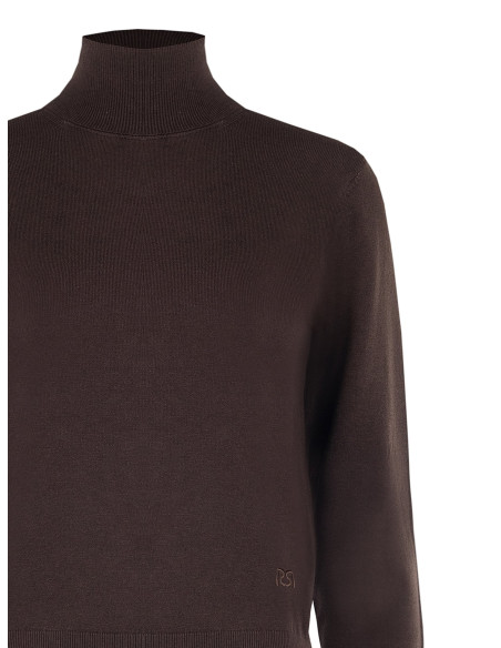 Pull à col roulé avec logo « RR » brodé « Rinascimento » - Vestiti ...